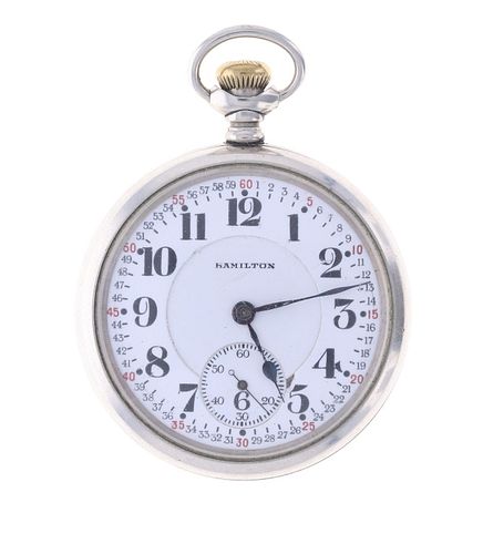HAMILTON WATCH CO. 21 JEWELS POCKET