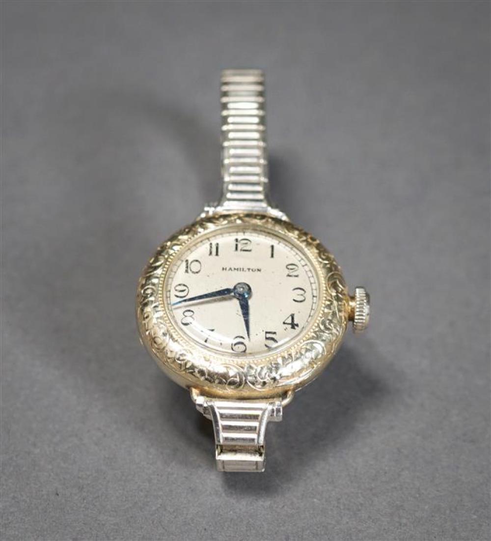 HAMILTON WHITE GOLD FILLED 17-JEWEL