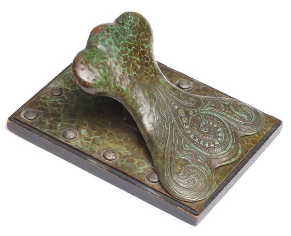 HAMMERED BRONZE ART NOUVEAU