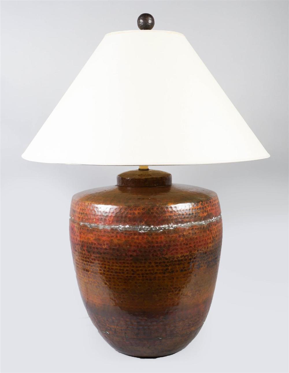 HAMMERED COPPER TABLE