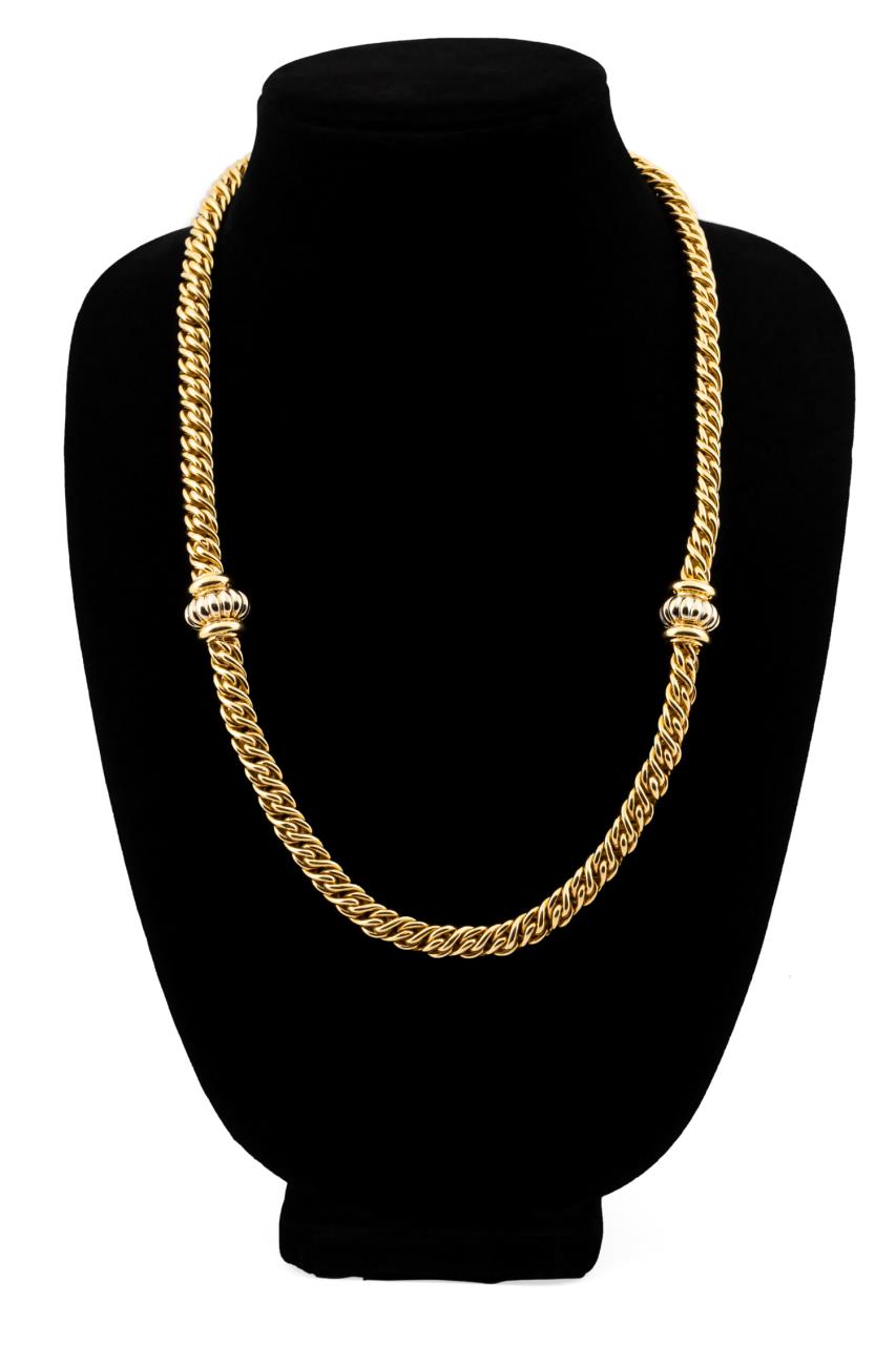 HAMMERMAN 18K ENDLESS NECKLACE W/