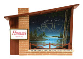 HAMM'S BEER LIGHT-UP SIGN<br>T