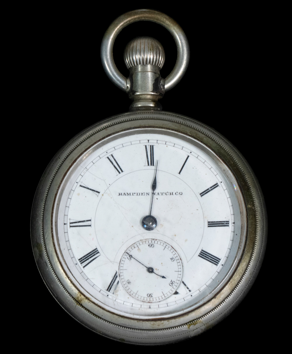 HAMPDEN 58 POCKET WATCH, FRENCH &