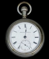 HAMPDEN 58 POCKET WATCH, FRENC