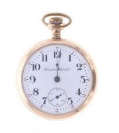 HAMPDEN WATCH CO. GOLD 17J POC