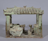 HAN DYNASTY GLAZED HOUSE TOMB