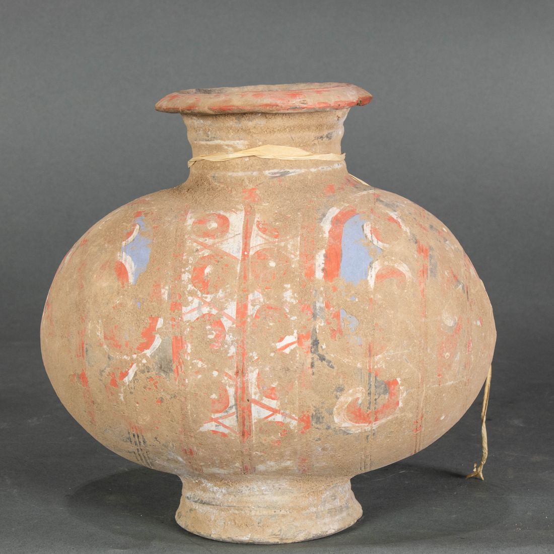 HAN DYNASTY PAINTED TERRA COTTA