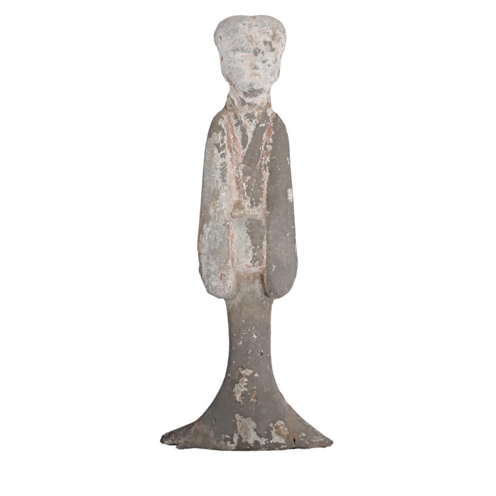 HAN DYNASTY POLYCHROME POTTERY 20.5