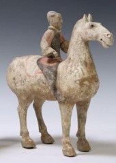 HAN DYNASTY WARRIOR ON HORSE T