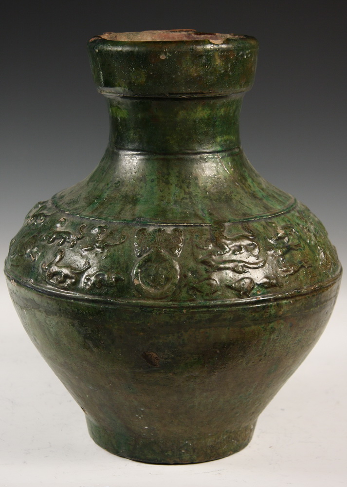 HAN STORAGE JAR - Chinese Green