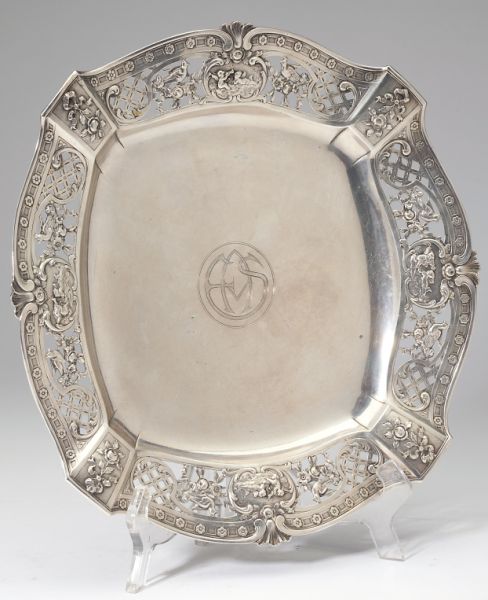 Hanau Rococo Style Silver Serving