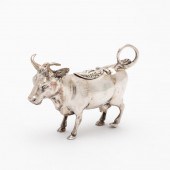 HANAU STERLING SILVER COW CREA