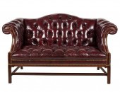 HANCOCK AND MOORE TUFTED LEATH