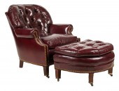 HANCOCK AND MOORE TUFTED LEATH