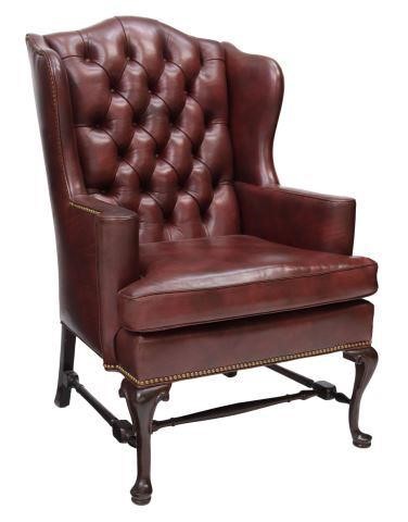 HANCOCK & MOORE BURGUNDY LEATHER