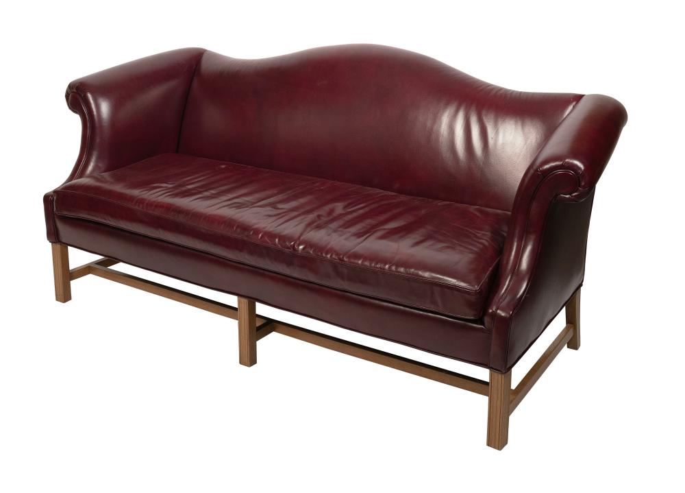 HANCOCK & MOORE BURGUNDY LEATHER