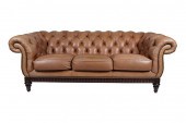 HANCOCK & MOORE LEATHER CHESTE