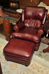 HANCOCK & MOORE LEATHER RECLIN