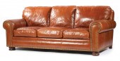 HANCOCK & MOORE LEATHER SOFAHa