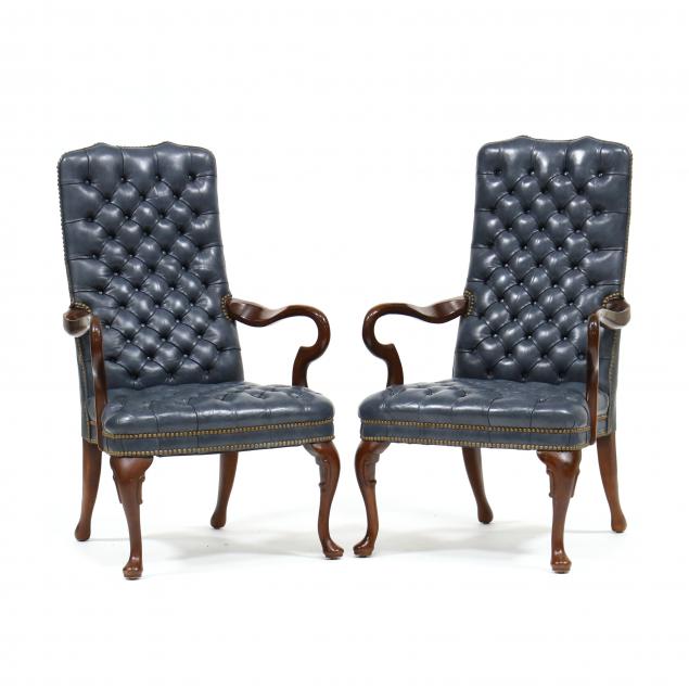 HANCOCK & MOORE, PAIR OF QUEEN ANNE