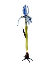 HAND BLOW GLASS FLOWER BOUQUET