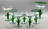 HAND-BLOWN CACTUS STEM MARGARI