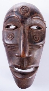 HAND CARVED AFRICAN TRIBAL MAS