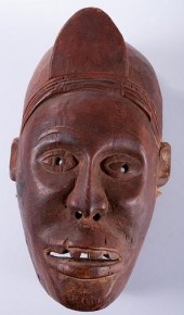 HAND CARVED AFRICAN TRIBAL MAS