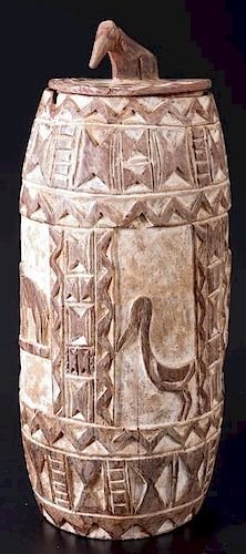 HAND CARVED AFRICAN TRIBAL