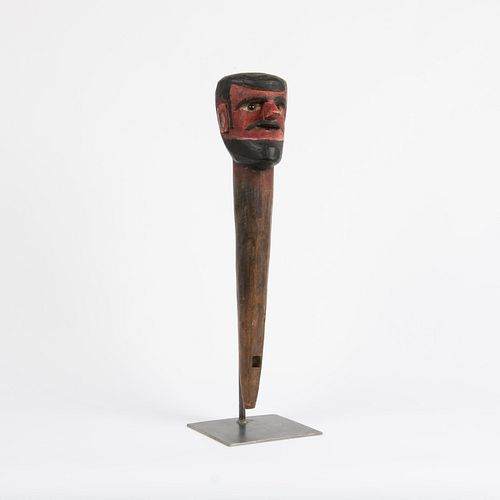 HAND CARVED AND PAINTED DUMMY