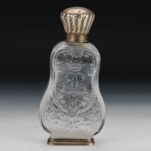 HAND CARVED ARMORIAL CRYSTAL F