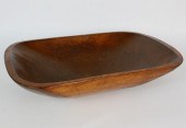HAND CARVED DOUGH TROUGH, 19TH