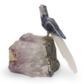 HAND CARVED SEMI-PRECIOUS STON