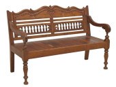 HAND-CARVED TEAKWOOD GARDEN BE