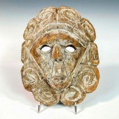 HAND CARVED WOODEN TRIBAL WALL