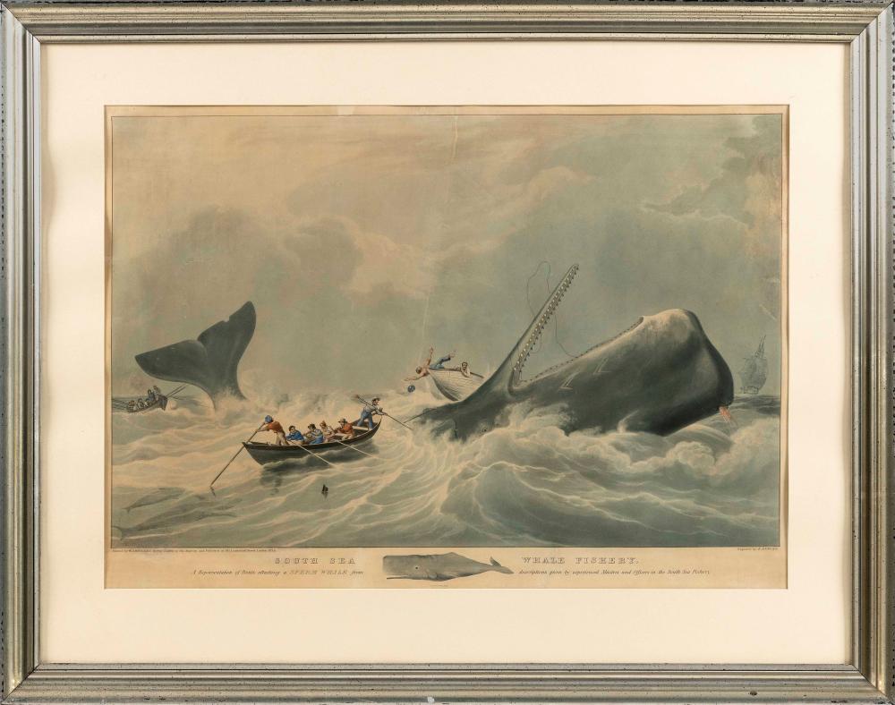 HAND-COLORED AQUATINT "SOUTH SEA