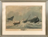HAND-COLORED AQUATINT "SOUTH S