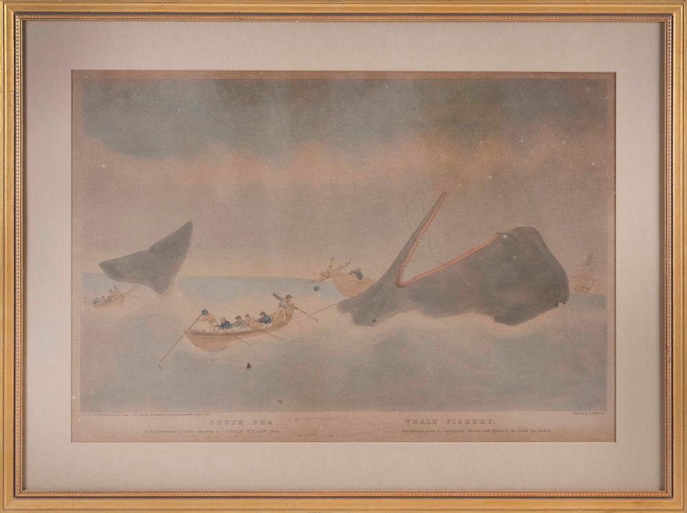 HAND-COLORED AQUATINT "SOUTH SEA