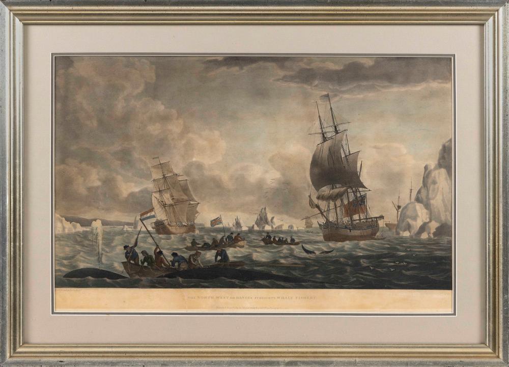 HAND-COLORED AQUATINT "THE NORTH
