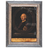 HAND-COLORED BRITISH MEZZOTINT