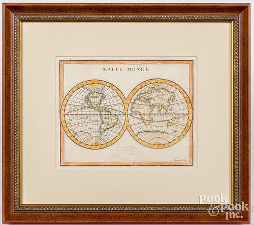 HAND COLORED ENGRAVED