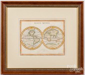 HAND COLORED ENGRAVED MAPPE-MO