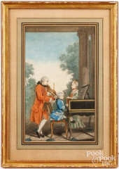 HAND-COLORED ENGRAVING AFTER C