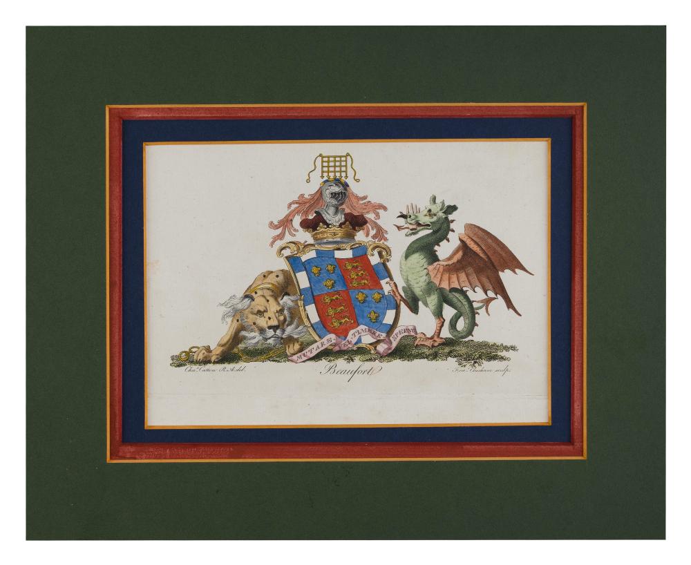 HAND-COLORED ENGRAVING OF THE
