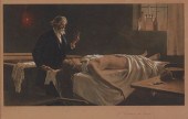 HAND-COLORED HELIOGRAVURE OF D