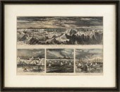 HAND-COLORED LITHOGRAPH "DESTR