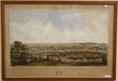 HAND COLORED LITHOGRAPH TITLED