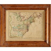 HAND-COLORED MAP OF THE UNITED