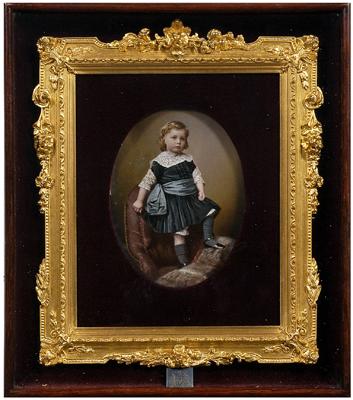 Hand colored photograph, J. B.