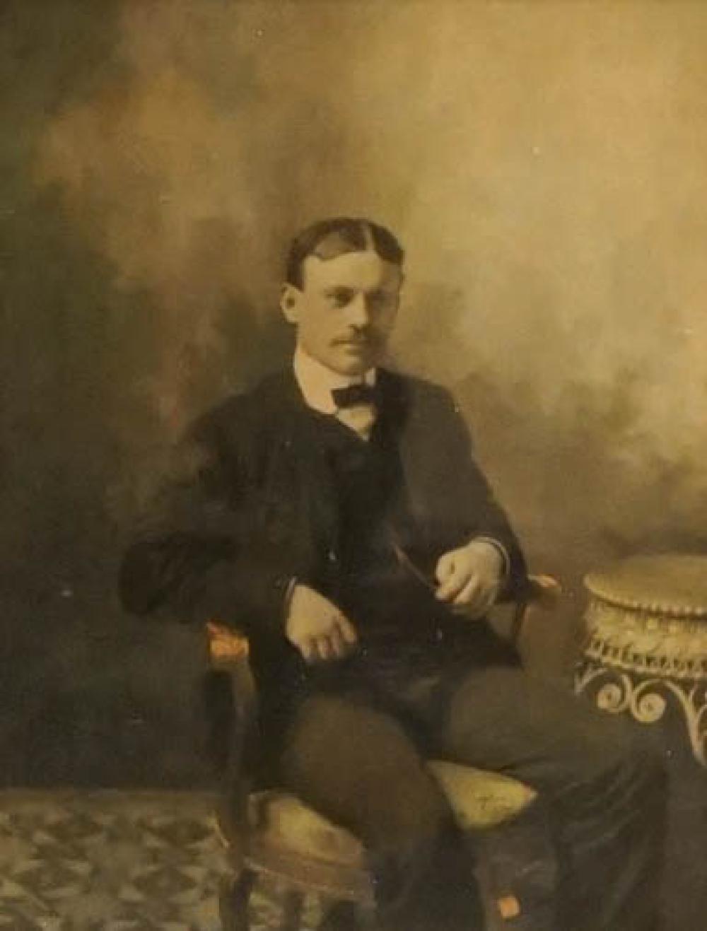 HAND-COLORED PHOTOGRAPH OF